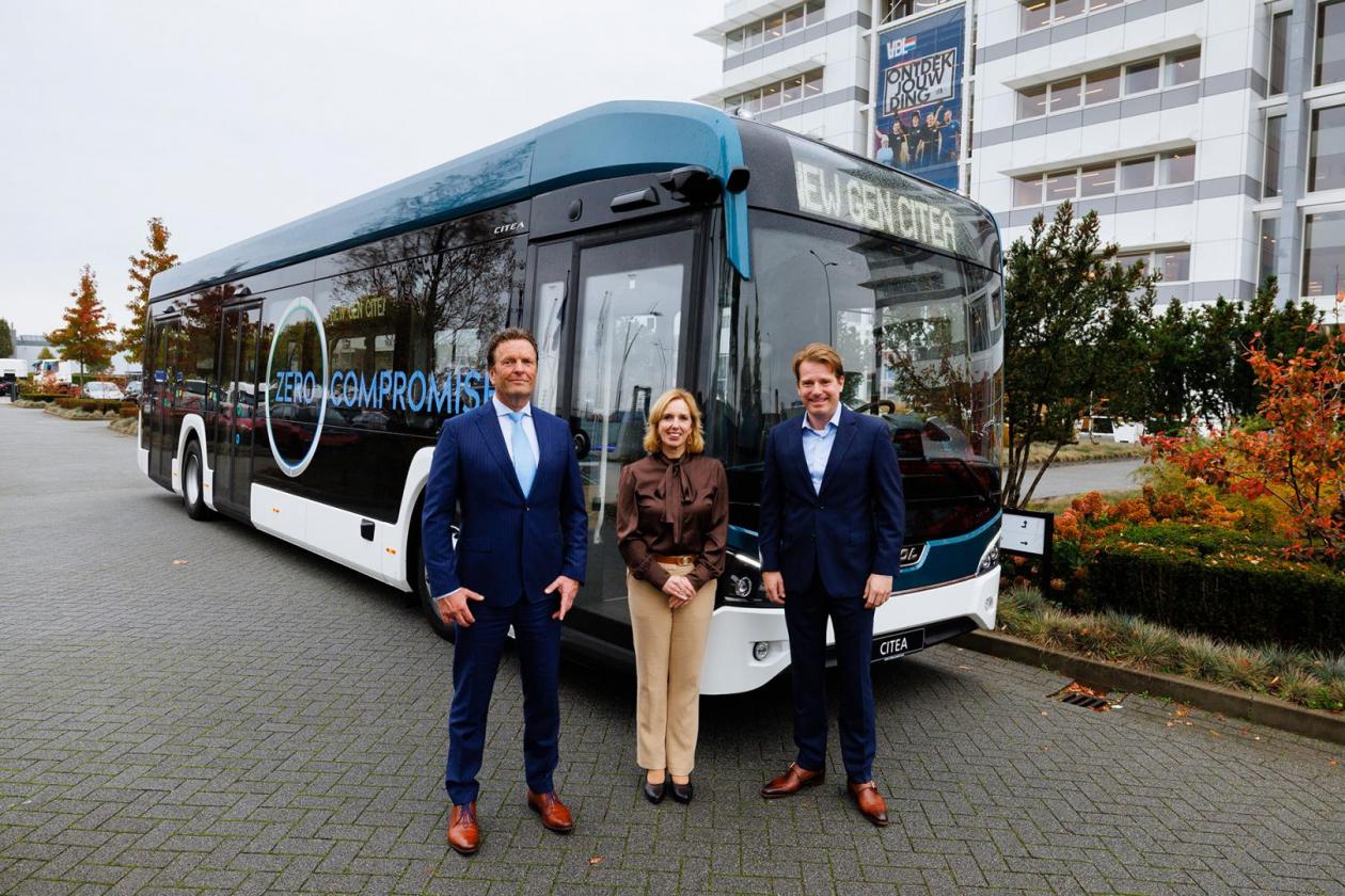 Weitere Ökologisierung des öffentlichen Nahverkehrs durch die Provinz Nordbrabant und Arriva mit 64 VDL Citeas der neuen Generation